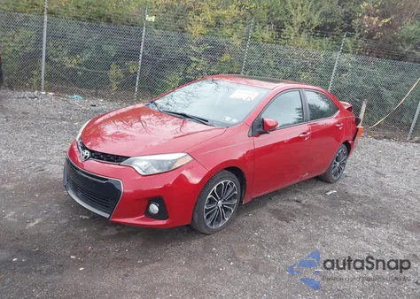 2015 Toyota Corolla S Plus from USA, damaged, VIN 2T1BURHE9FC431291